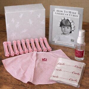 Vintage Pleasant Company American Girl Doll Hair Care Kit Curlers Curl Papers ++